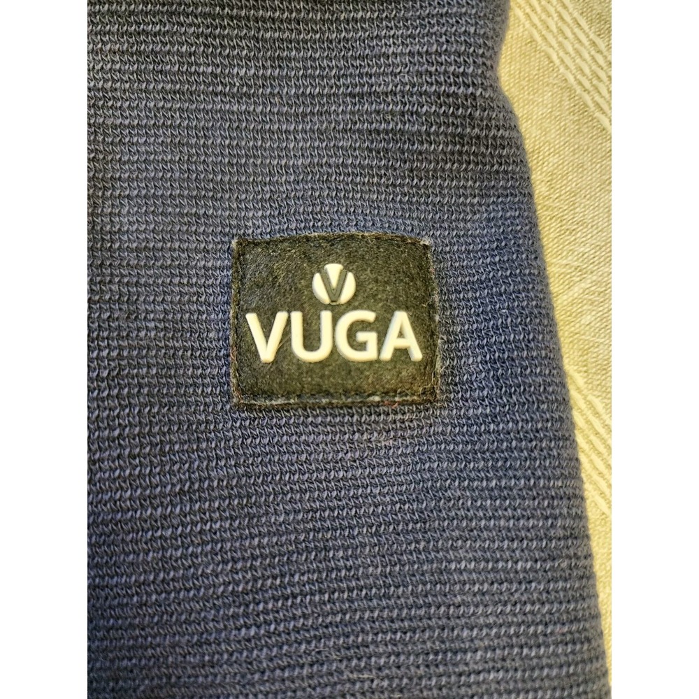 Vuga XXL Navy Zip-Front Textured Terry Jacket
